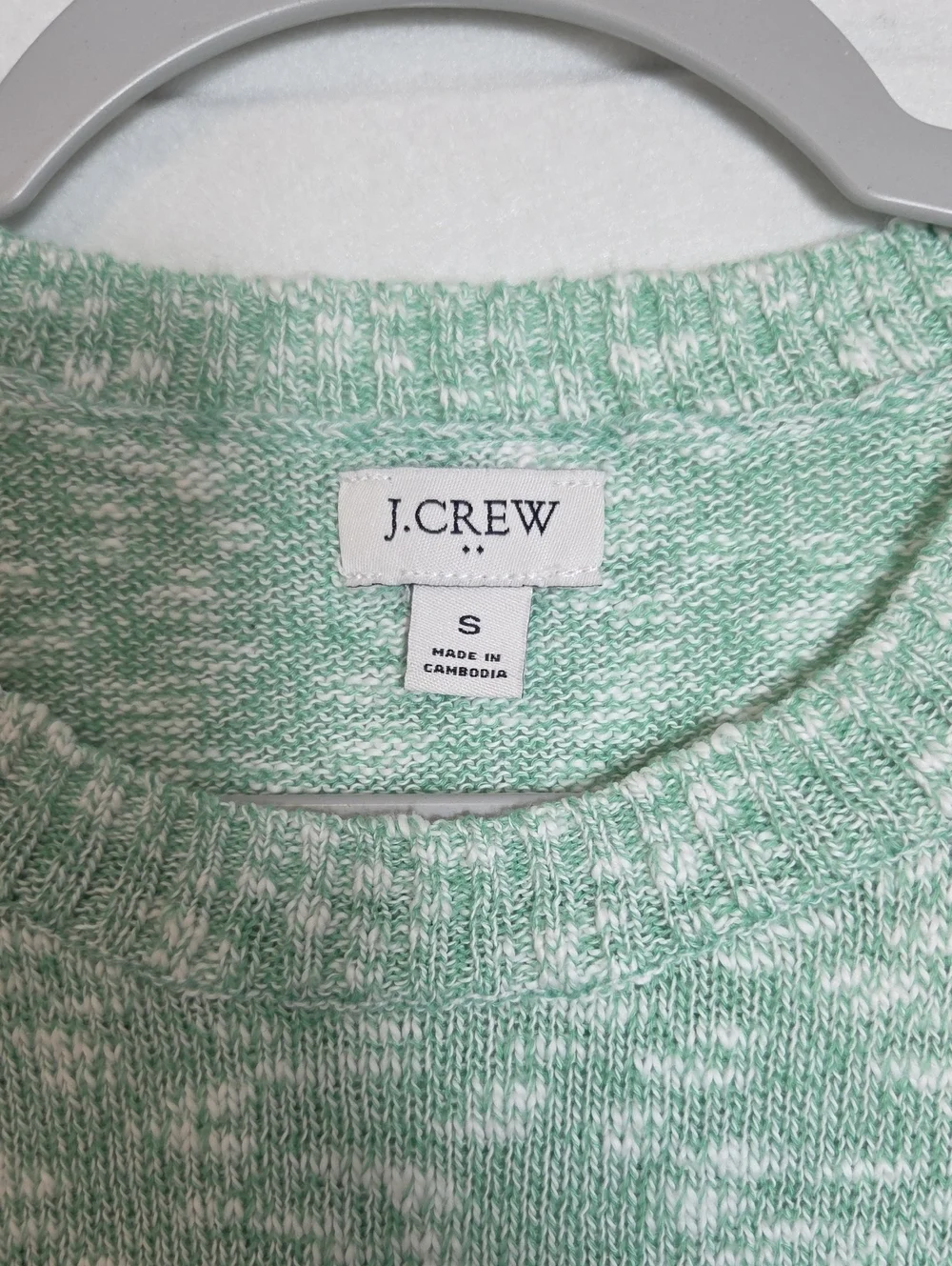 J. Crew Heather Green Sweater Size S